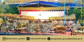 Pagelaran Wayang Kulit Meriahkan Bersih Desa Kalurahan Pulutan